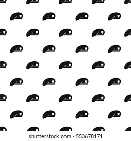 Military beret pattern. Simple illustration of military beret vector pattern for web