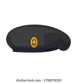 Military Beret Vector Iconcartoon Vector Icon Stock Vector (Royalty ...