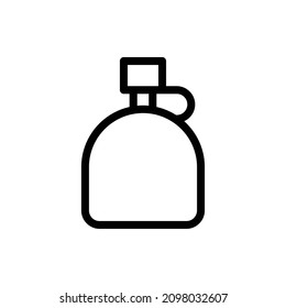 Military Bottle Outline Icon. Military Bottle Icon
