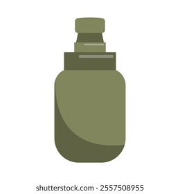 Military Bottle Vector Isometric. Good for for Military Theme.