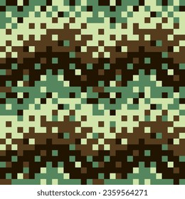 Military camo patterns, pixel art, seamless images, creative printing, fabric screen printing. Illustrations or background images of any kind
Vector work type