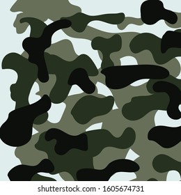 
Military camouflage background pattern dark green