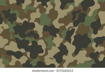 Military camouflage background print, camouflage army