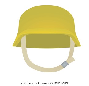 Military camouflage helmet. vector illustration