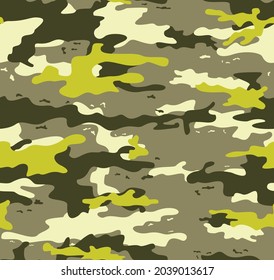 
Military camouflage light pattern, repeat background, modern texture for textiles. EPS