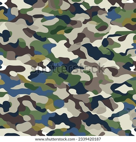 Military Camouflage pattern design element for Army background.