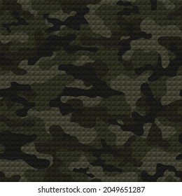 
Military camouflage pattern, seamless vector army background, trendy abstraction.