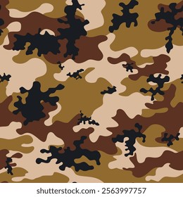 
military camouflage print, army texture repeat, vector pattern