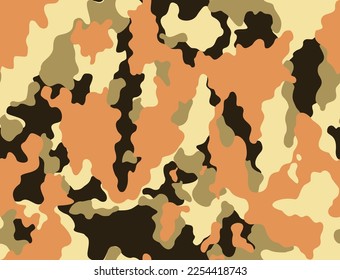 
military camouflage sand background, army uniform texture, seamless print.