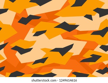 Military camouflage seamless pattern