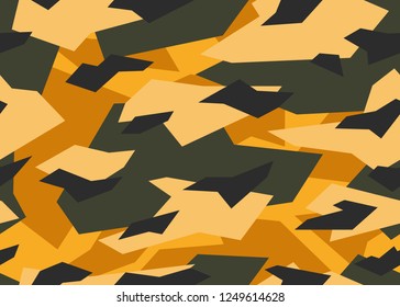 Military camouflage seamless pattern