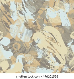 Military camouflage seamless pattern.