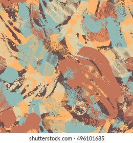 Military camouflage seamless pattern.