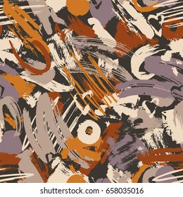 Military camouflage seamless pattern.