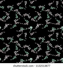 Military camouflage seamless pattern black, light pink and white colors. Seamless repeat urban UFO camouflage pattern, usable as bright print, backdrop, background etc.