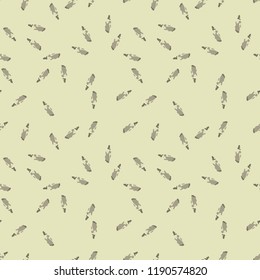 Military camouflage seamless pattern black, beige and white colors. Rhombic grid camo repeat background. Usable as camoflauge textile print, backdrop, wallpaper etc.