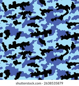 Military camouflage seamless pattern – classic army texture in green and brown tones for tactical design and fabric use.