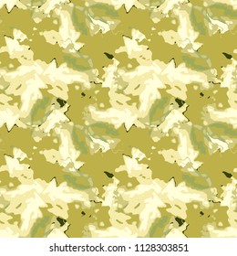 Military camouflage seamless pattern in different shades of green color. Seamless repeat forest camouflage pattern, usable as camoflauge print, bright backdrop, background etc.