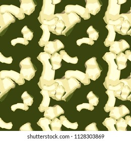 Military camouflage seamless pattern in different shades of green color. Seamless repeat forest camouflage pattern, usable as camoflauge print, bright backdrop, background etc.
