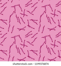 military camouflage seamless pattern in different shades of pink color. Seamless repeat camo pattern, glamour urban bright camouflage, background, paintball or strikeball print