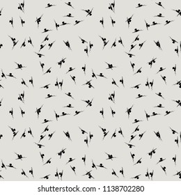 Military camouflage seamless pattern in ivory-white and different shades of grey color. Seamless repeat UFO camouflage pattern, usable as winter camoflauge urban print, bright backdrop, background etc