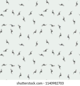 Military camouflage seamless pattern in ivory-white and different shades of grey color. Seamless repeat UFO camouflage pattern, usable as winter camoflauge urban print, bright backdrop, background etc