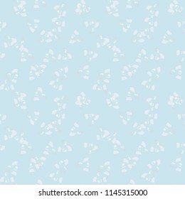 Military camouflage seamless pattern in light blue and different shades of grey or beige colors. Seamless repeat UFO camouflage pattern, usable as winter camoflauge urban print, bright background etc