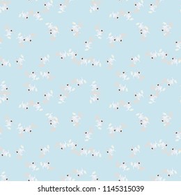 Military camouflage seamless pattern in light blue and different shades of grey or beige colors. Seamless repeat UFO camouflage pattern, usable as winter camoflauge urban print, bright background etc