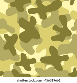 Military camouflage seamless pattern. Vector Illustration

