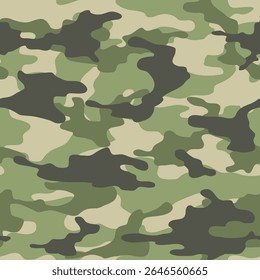 military camouflage. seamless print on clothing or print