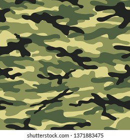 
military camouflage seamless vector background