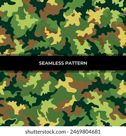 Motif harmonieux de Image vectorielle  camouflage militaire