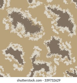 Military Camouflage Textile Seamless: USA, 1950 - 1960, US Navy Mk 17 Parachute - Vector Illustration with Pattern in Swatches Panel