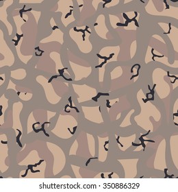 Military Camouflage Textile Seamless: USA, 2001 - 2004, Urban Tracks CCU, Experimental - Vector Illustration with Pattern in Swatches Panel