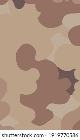 Military camouflage texture khaki print background - Vector illustration