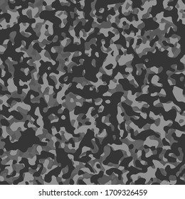 military camouflage Texture pattern. Abstract army and hunting masking ornament.