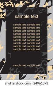Military camouflage (vector); form