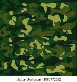 Military Camouflage Vector Illustration