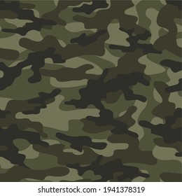 patrón sin fisuras del vector de camuflaje militar