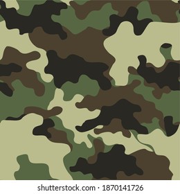 military camouflage vector seamless print