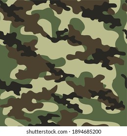 military camouflage vector seamless print