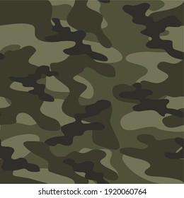 military camouflage vector seamless print