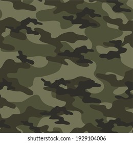 military camouflage vector seamless print