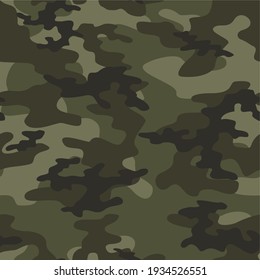 military camouflage vector seamless print