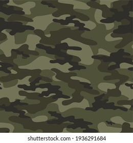 military camouflage vector seamless print