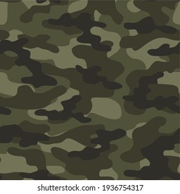 military camouflage vector seamless print