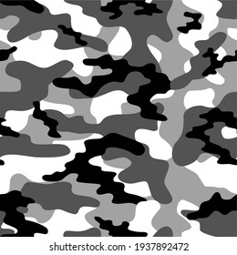 military camouflage, vector seamless print grey svg