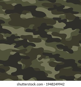 military camouflage. vector seamless print. army camouflage for clothing or printing