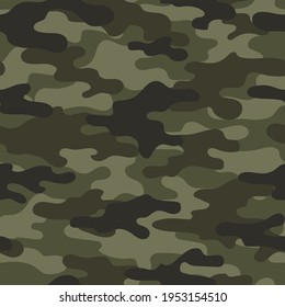 military camouflage. vector seamless print. army camouflage for clothing or printing