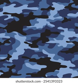 military camouflage. vector seamless print. army camouflage for clothing or printing